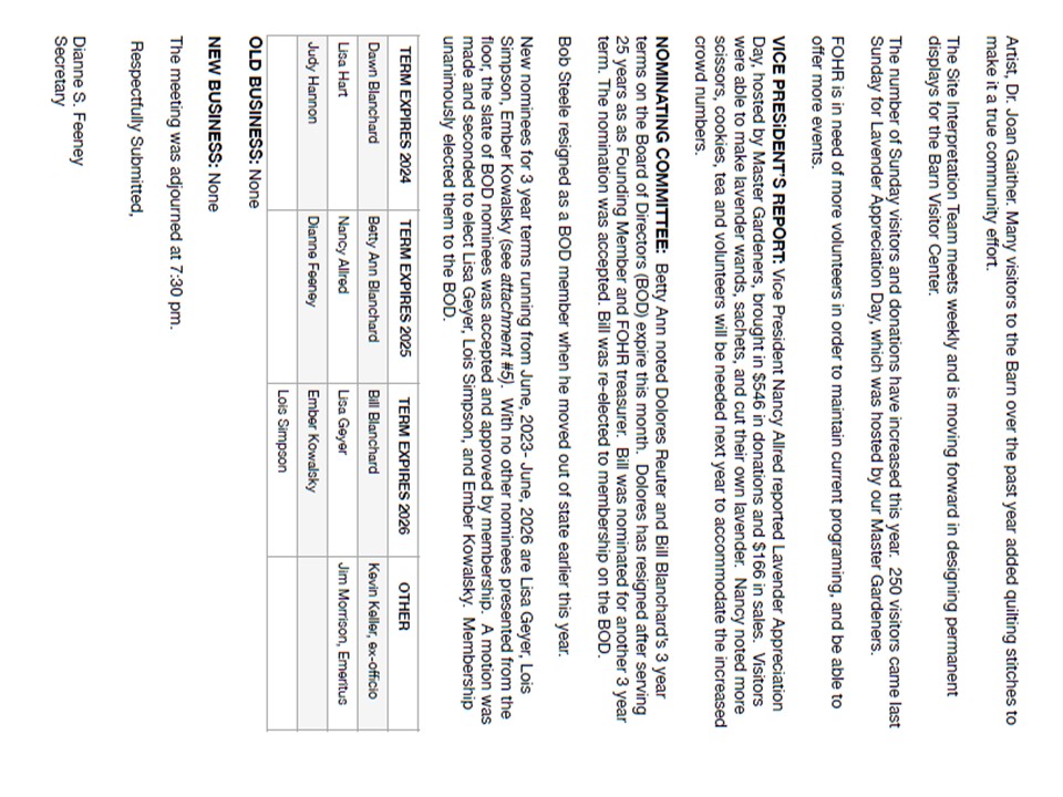 2023 Annual Meeting Minutes 2
