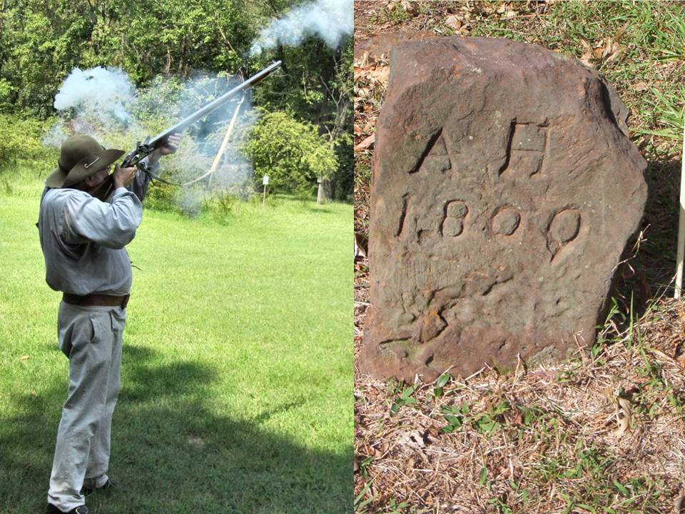 Musket Firing and Graveyard Remembrances