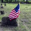 Stephen Hancock's Grave with 13 star flag