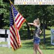 Learning how to carry the American Flag at Hancock's Resolution Park
